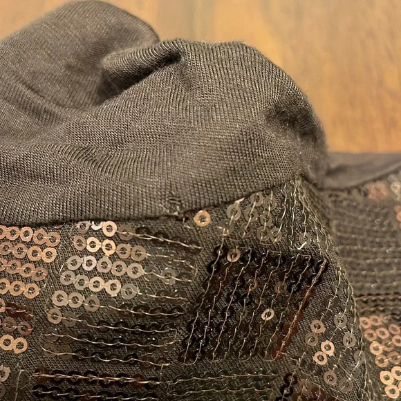 XXI Sequin brown shirt size medium - Picture 6 of 7